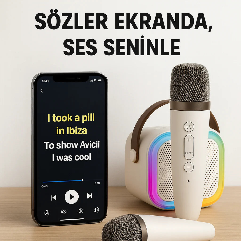 "LUNARA" Mini Karaoke Seti